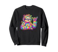 Cute Sloth Realxing Peace Hippie Sweatshirt