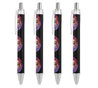 Cute Sloth Retractable Ballpoint Pens Black Ink 0.5mm Fine Tip Ball Point Pencil Office Supplies