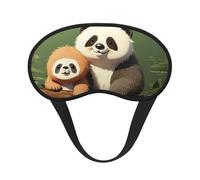 Cute Sloth Sleep Mask for Side Sleeper Soft Breathable Sleeping Eye Mask Blackout Silk Eye Sleep Shade Cover with Elastic Strap Night Blindfold for Women Men Travel Nap