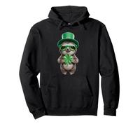 cute sloth st patricks day kids boys Pullover Hoodie