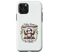 Cute Sloth Take Time to Chill Relaxing Animal Design Case for iPhone 11 Pro