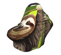 Cute Sloth Versatile full-print Stroller Chair Cover/Nursing Cover, specially designed for your baby