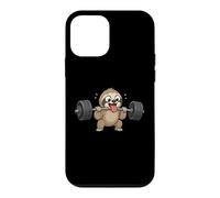 Cute Sloth Weightlifting Fitness Gym Fun Case for iPhone 12 mini