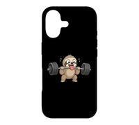Cute Sloth Weightlifting Fitness Gym Fun Case for iPhone 17