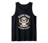 Cute Sloth Yoga Mastering Stillness Meditation Tank Top