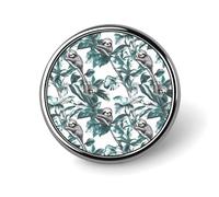 Cute Sloths Round Lapel Pins Button Brooch Pin Badge Clothes Accessories for Men Women