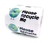 Cute Small Business Stickers - Funny Please Recycle Me Labels for Reused Boxes, Packaging, Mail Envelopes, Shipping - 500 PCS