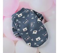 Cute Small Dogs Hoodies T-shirt winter Print clothes for Small Medium dogs cats Puppy pug chihuahua schnauzer Pet Costume XS-XL