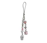 Cute Small Fish Color Phone Lanyard Sweet Fresh Beaded Mobile Phone Chain Trendy Aesthetic Cellphone Pendant Camera Charms