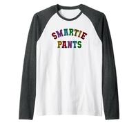 Cute Smartie Pants Smarty Alumni Kids School Rockstar Raglan Baseball Tee