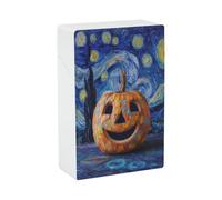 Cute Smiling Halloween Pumpkin Cigarette Case Plastic Cigarette Pocket Holder Flip