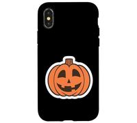 Cute Smiling Pumpkin Jack O Lantern Holiday Joy Pumpkins Case for iPhone X/XS