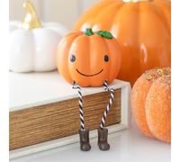 Cute Smiling Pumpkin Shelf Sitter Ornament