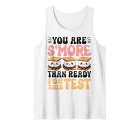 Cute Smores Test Encouragement Retro Back to School Tank Top