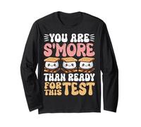 Cute Smores Test Encouragement Student Exam Ready Long Sleeve T-Shirt