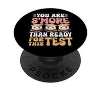 Cute Smores Test Encouragement Student Exam Ready PopSockets Adhesive PopGrip