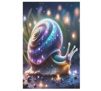 Cute Snail 1000 Piece Jigsaw Puzzles for Adults Wooden Puzzle Challenging Game Family for Gifts 78×53cm