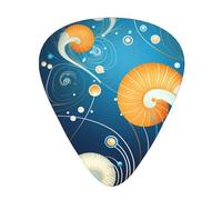 Cute Snail 12 Pcs Guitar Picks, 0.46mm/0.71mm/0.96mm Thickness, Guitar Plectrum With Storage Case For Acoustic-Electric Guitar Ukulele Bass