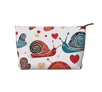 Cute Snail Corduroy Makeup Bag, Stylish and Durable, Portable and Lightweight