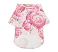Cute Snail Dog Clothes Dog Cat Shirt XL