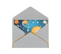 Cute Snail Luxury Pearl Paper Greeting Card With Gold Border, Blank Inside, With Envelope - Birthday, Wedding, Christmas, Valentine