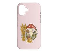 Cute Snail Mushroom Cottagecore Autumn Harvest Botanical Case for iPhone 16