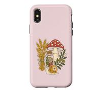Cute Snail Mushroom Cottagecore Autumn Harvest Botanical Case for iPhone X/XS