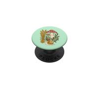 Cute Snail Mushroom Cottagecore Autumn Harvest Botanical PopSockets Adhesive PopGrip