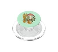 Cute Snail Mushroom Cottagecore Autumn Harvest Botanical PopSockets PopGrip for MagSafe