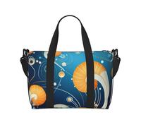 Cute Snail Travel Tote Bag Unisex, Water-Resistant Weekend Gym Bag, Large Capacity Adjustable Shoulder Strap Travel Bag
