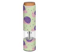 Cute Snails Shells Green Electric Pepper Grinder Auto Salt Mill