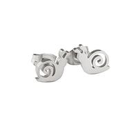 Cute Snails Small Stud Earrings For Girls Teen Women Stainless Steel Lovey Animals Tiny Cartilage Pierced Engagement Jewelry Fashion Gifts For Daughter Earring Jewelry for Women Uk (Silver, One Size)