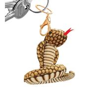 Cute Snake Keychain | 3.15in Lovely Backpack Snake Keychain | Simulated Cobra Rattlesnake Stuffed Ornament For Men