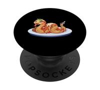 Cute Snake Pasta Danger Noodle Pun Spaghetti PopSockets Adhesive PopGrip