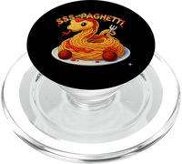 Cute Snake Pasta Danger Noodle Pun Spaghetti PopSockets PopGrip for MagSafe