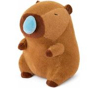 Cute Snot Capybara Plush Stuffed Animal 9'' Cartoon Soft Brown Capybara Christmas Plushies Lovely Gift for Birthday Party Favor Supply
