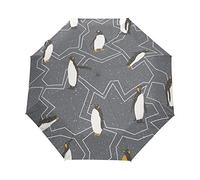 Cute Snow Penguin Umbrella Automatic Auto Open Close Travel Sun Blocking Windproof Umbrellas for Women Men
