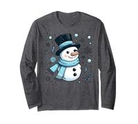 Cute Snowman Merry Christmas | I Love Snowmen Long Sleeve T-Shirt