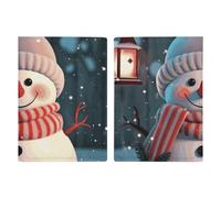 Cute Snowman Passport Holder, ID Card Protector Case Passport Holder with Slot Passports Travel Wallet Document Cover for Women And Men