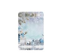 Cute Snowman Printing 10 Pcs Car Air Freshener Hanging Sheets Scented Hanging Sheets With Rope For Home