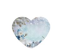 Cute Snowman Printing 10 Pcs Car Air Freshener Hanging Sheets Scented Hanging Sheets With Rope For Home