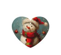 Cute Snowman Printing 10 Pcs Car Air Fresheners Cards For Scented Hanging Sheets For Bathroom With Rope