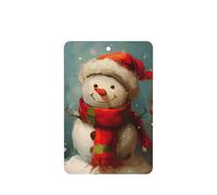 Cute Snowman Printing 10 Pcs Car Air Fresheners Cards For Scented Hanging Sheets For Bathroom With Rope