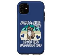 Cute Snowshoe Siamese Just A Girl Who Loves Her Snowshoe Cat Case for iPhone 11
