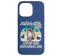 Cute Snowshoe Siamese Just A Girl Who Loves Her Snowshoe Cat Case for iPhone 14 Pro Max