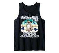 Cute Snowshoe Siamese Just A Girl Who Loves Her Snowshoe Cat Tank Top