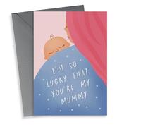 Cute So Lucky Card for Mummy from Baby - First Mother’s Day