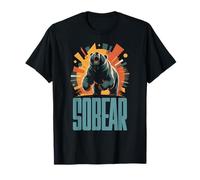Cute SOBEAR Sober Bear Sobriety Recovery Vibes AA My Support T-Shirt