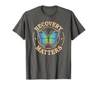 Cute Sober Recovery Matters NA Family Sobriety Women Goal T-Shirt