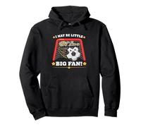 Cute Soccer gift, I may be Little but I’m a Big Fan Pullover Hoodie